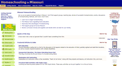 Desktop Screenshot of homeschoolinginmissouri.com